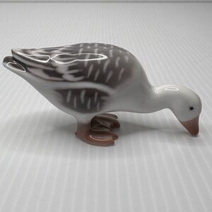 Vintage BG Bing & Grondahl Copenhagen Denmark Porcelain Goose Figurine Duck Bird